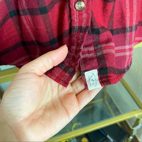 Ahh- mazingly Soft Boyfriend Fit Flannel in Classic Red - Picture 3 of 5